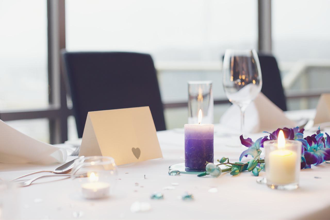 The table
